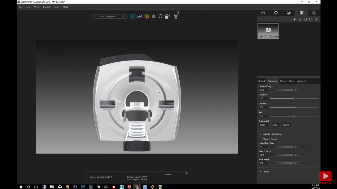 SOLIDWORKS Visualize Quick Tips - Turntable Animation: